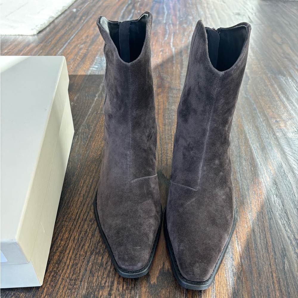 Black Suede Studio Reed Boots size 38/ US8
